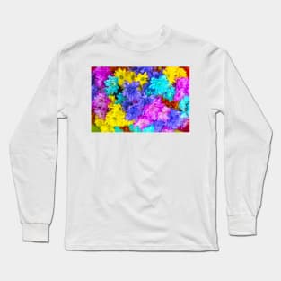 Beautiful Colourful Bunch of Flowers Long Sleeve T-Shirt